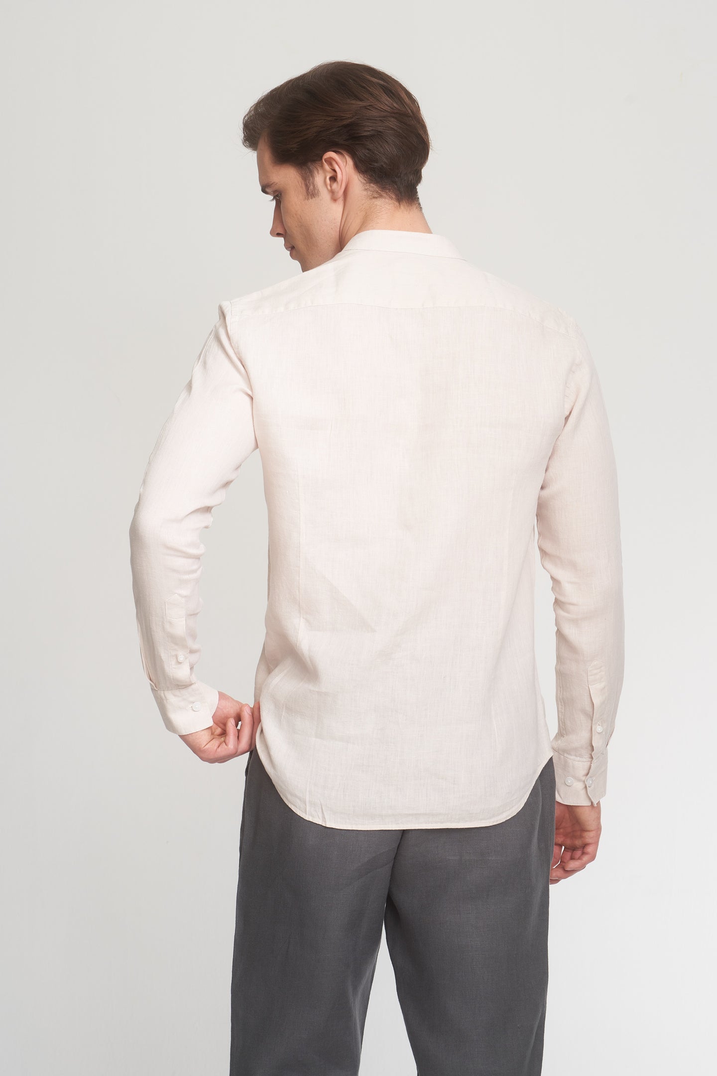 Beige Linen Shirt